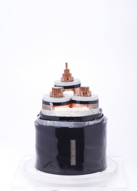 Alta capacidade 3,6/6kV Cabo de energia único com condutor de cobre e isolamento XLPE para aplicações aéreas