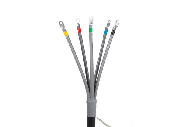 Acessório de cabo XLPE 26/35kV Três núcleos terminação interna encolhida a frio