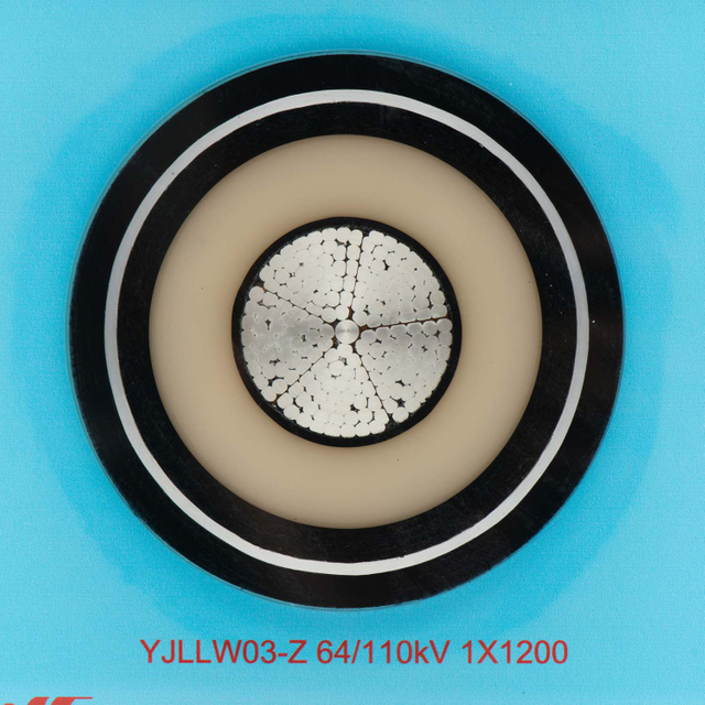 Condutor de alumínio isolado XLPE com fios de cobre para cabo de alimentação subterrânea à prova d'água