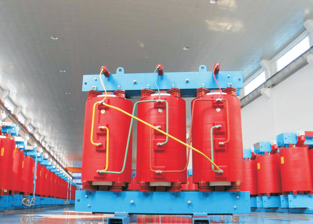 Transformador de energia do tipo seco interno de 35kV com trocador de torneira de carga