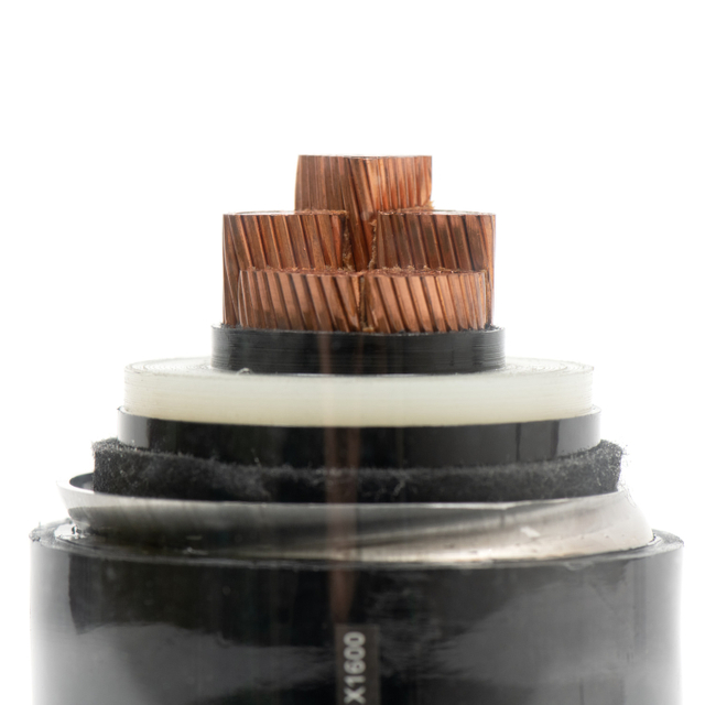 Cabo de alimentação isolado XLPE de alta tensão com bainha corrugada de alumínio para maior eficiência de transmissão