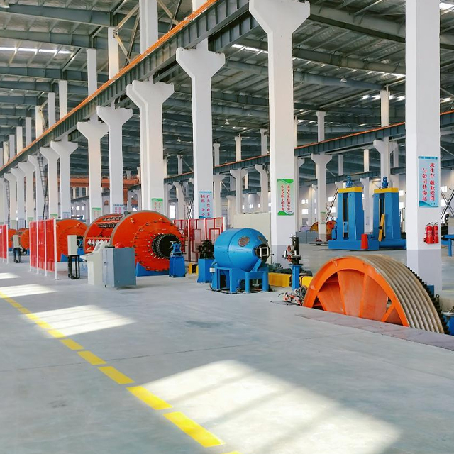 Máquina de encadeamento rígido de 500 rpm para condutores de alta resistência