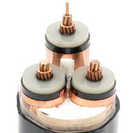 Cabo de alimentação isolado de tensão média avançada com revestimento de PVC para classificações de 3,6-6kv e 26-35kv