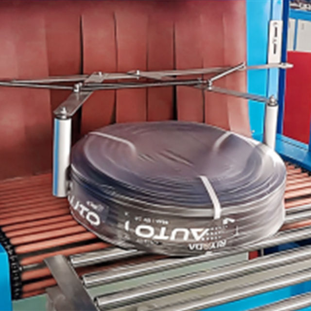 ZX-3000 Automático em enrolamento/correção/embalagem de encolhimento, 500 unidades/hora, estrutura de aço inoxidável, habilitado para IoT