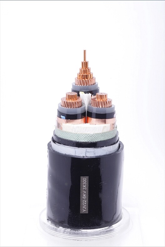 Quais são os 3 cabos em uma linha de energia?