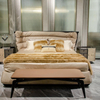 Moderno simples de luxo de luxo/hotel king size lether/tecido